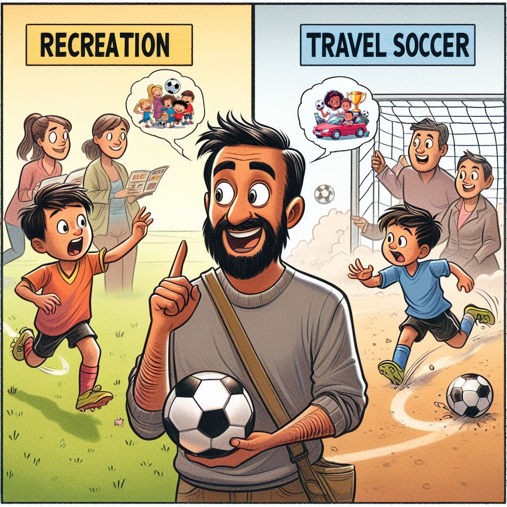 travel soccer vs. recreational soccer